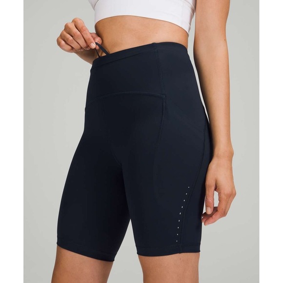 Lululemon Swift Speed High-Rise Short 8" True Navy Size 4 W7BQ3S - Picture 8 of 12